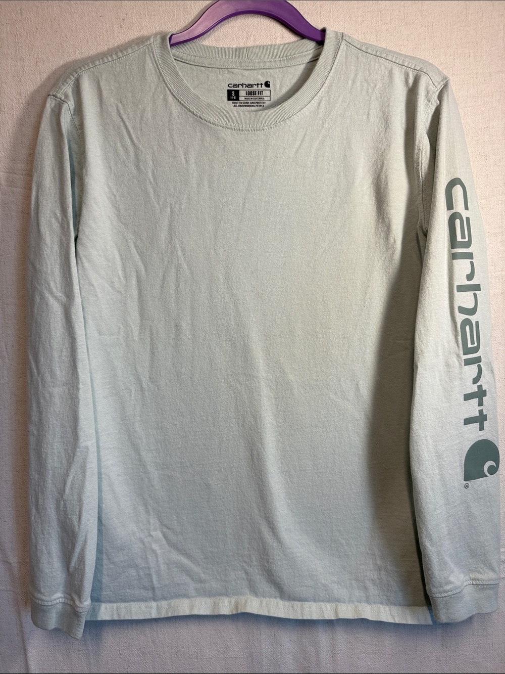 Carhartt Long-Sleeve Crewneck Shirt - Pale Mint